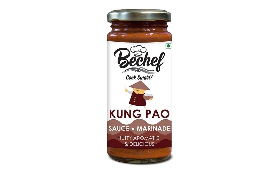Bechef Kung Pao Sauce - Marinade   Glass Jar  230 grams